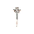 thumbnail image 3 of 1-7/8 Carat T.G.W. Morganite & White Topaz Halo Engagement Ring in 10k Rose Gold, 3 of 4