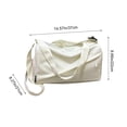 thumbnail image 3 of EARKITY Nylon Gym Bag With Shoe Compartment Large Capacity Duffle Bag For Sports Travel And Daily Use, 3 of 6