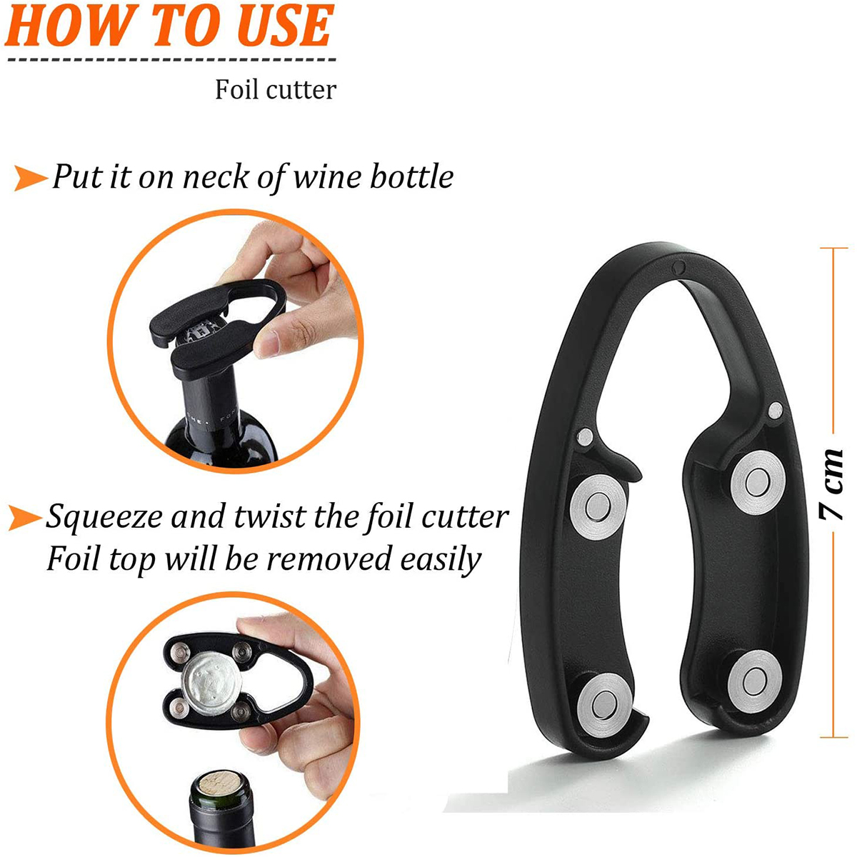 Kepooman Stainless Steel Wine Air Pressure Pump Bottle Opener Set with Foil Cutter & Aerator Pourer & Vacuum Stopper, Set of 4, Black Kepooman Stainless Steel Wine Air Pressure Pump Bottle Opener Set with Foil Cutter & Aerator Pourer & Vacuum Stopper, Set of 4, Black