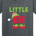 thumbnail image 4 of Inktastic Christmas Little Elf Youth T-Shirt, 4 of 5