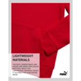 thumbnail image 4 of Sudadera con capucha de forro polar PUMA para niños de 8 a 16 años, color rojo y negro, 4 of 7