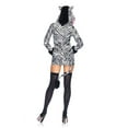 thumbnail image 2 of Women’s Sexy Zebra Costume – Exotic Animal Print Party Dress Small, 2 of 2
