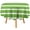 Green Stripe, variant on Green Stripe Modern Monogram Tablecloth Washable Dinng Table Covers Decorative for Kitchen & Table Linens 60" x 60"
