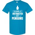 thumbnail image 3 of Inktastic Easily Distracted by Penguins T-Shirt, 3 of 5