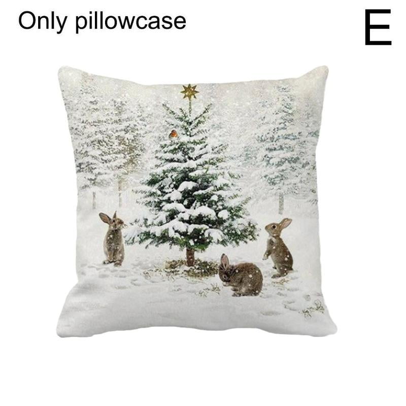 Covers Pillow Cases Home Decor or Inner Hare Woodland Animal Head 