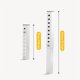 thumbnail image 2 of Adjustable Sliding Door Security Bar & Window Safety Bar, Durable Security Door Stopper for Apartment & Home Protection, Works Great with Window Alarms – Regular – (2 Devices), 2 of 5