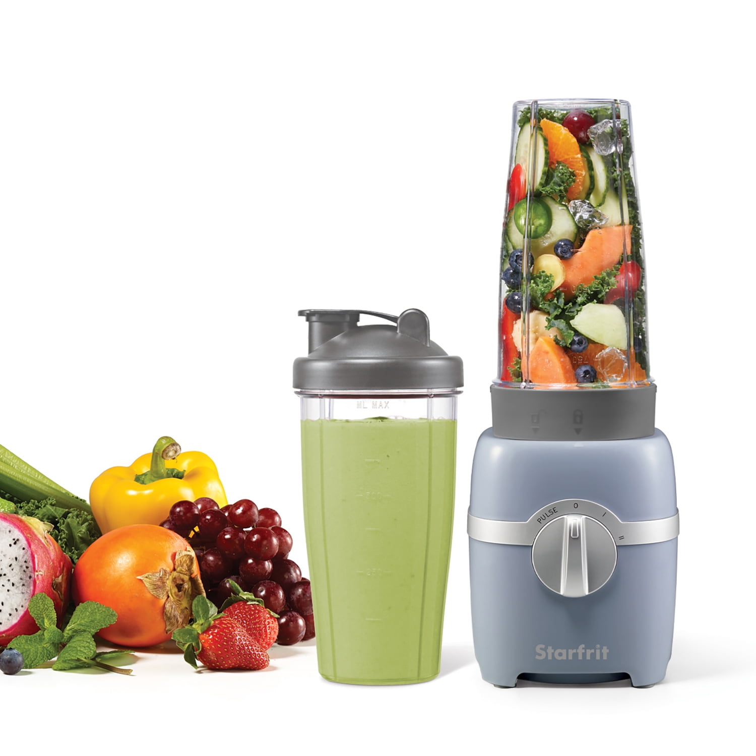 Starfrit 300-Watt 3-Speed Electric Personal Blender (Gray), 024325-003-0000