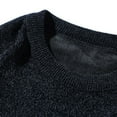 thumbnail image 7 of Chiccall Men's Knitted Sweaters Long Sleeve Crew Neck Warm Fleece Sweatshirts, 7 of 7