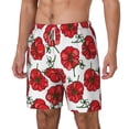 thumbnail image 2 of Balery Hand Drawn Tomatoes Mens Swim Trunks Swim Shorts for Men Quick Dry Inseam Beach Shorts with Compression Liner Pocket-Large, 2 of 9