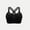Black, variant on High Impact Sport Bra for Women Wireless Mesh Underwear Sexy Criss-Cross Back Stretchy Athletic Outfies