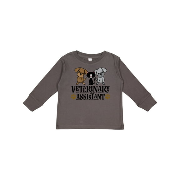 Inktastic Veterinary Assistant Gift Boys or Girls Long Sleeve Toddler T-Shirt