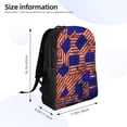 thumbnail image 4 of Disketp Vintage USA Flag Mochila Unisex de Apertura Lateral Completa, Mochila para Laptop para Escuela, Trabajo y Viajes, 4 of 8