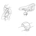 thumbnail image 4 of Waterproof Bicycle LED Taillight Outdoor Night Riding Bike Safety Warning Lamp, 4 of 6