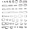 thumbnail image 4 of 52 piezas de herramientas de corte de cuero DIY Kit de cortador de punzón manual para teléfono celular Xemadio YQ-1056, 4 of 6