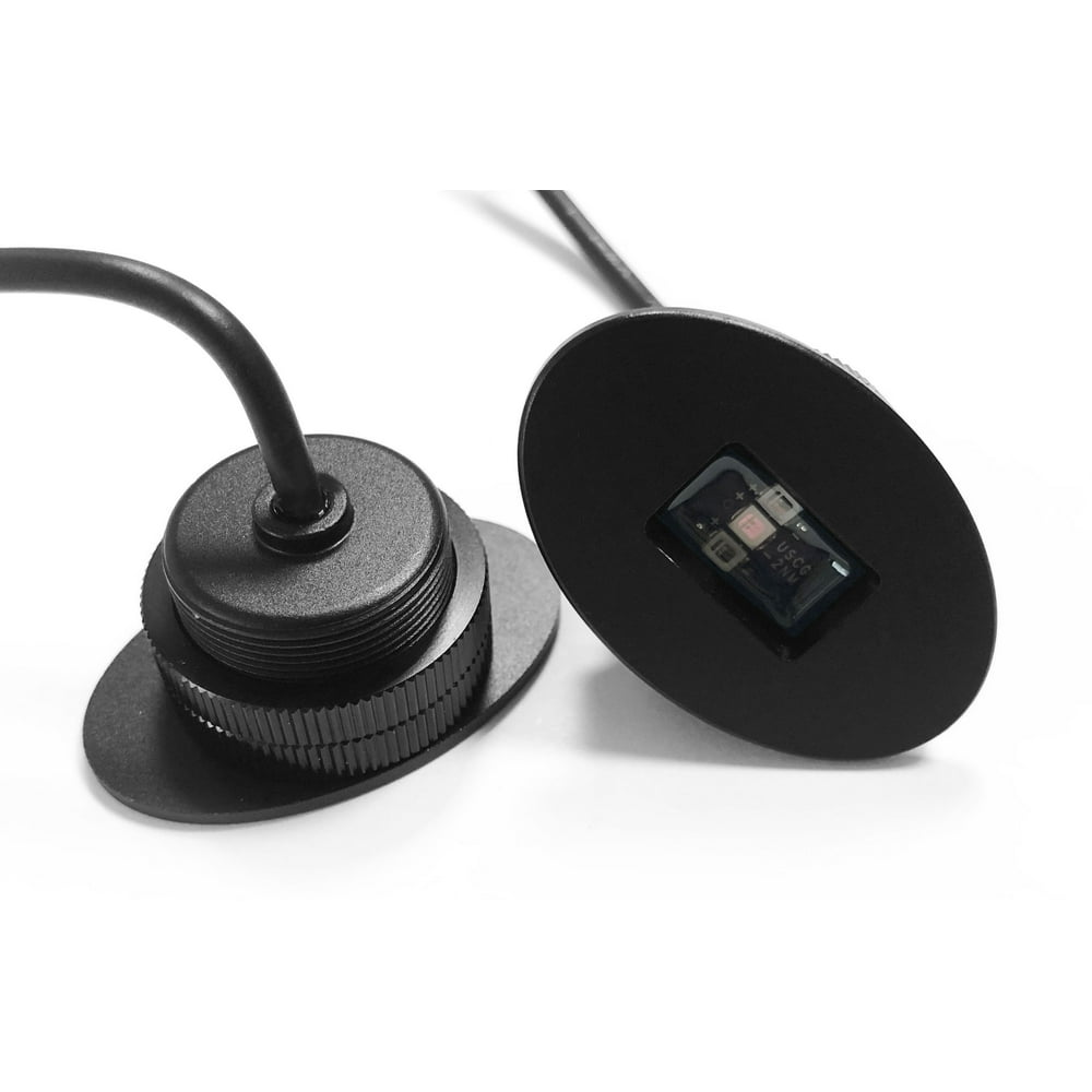 Brightest 2 Mile LED Boat Navigation Lights Pair. Flush Mount, USCG