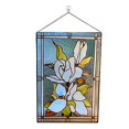 thumbnail image 2 of Acrylic Stained Glass Window Panels Colorful Basket Window Panel Hanger
 for Living Room Bedroom Decor, 2 of 2