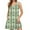 E Blue, variant on Women's Summer Dresses Women Casual Loose Summer Printed Dress Sleeveless V-neck Top/shirt Set C White L