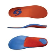 Cadence Insoles Orthotic Shoe Insoles ((G) Men 11-12, Women 12-13, Orange)