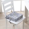 thumbnail image 5 of Toddler Booster Seat Chair Booster Seat With Adjustable Belt And Fastening Strap Non Booster Seat Cushion Cute Kid Booster Seat For Dining Table Toddler Kids Wedge Cushion for Wheelchair, 5 of 5