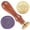 Shape 10, variant on Pomegranate Wax Seal Stamp Wedding Invitations Embossed Stamp Sealing Removable 1" Brass Wax Seal Stamp Head with Wooden Handle Envelopes Gift Packing Decoration Craft Adhesive Waxing