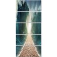 thumbnail image 2 of Pathway through the Parted Seas - Large Seashore Canvas Print, 2 of 3