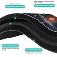 thumbnail image 5 of Dog Food Mat Nebula Cosmic Sci-fi Lovers Space Geek Star Moon Sun Rocket Absorbent Waterproof Non-Slip Pet Feeding Mat, 5 of 6