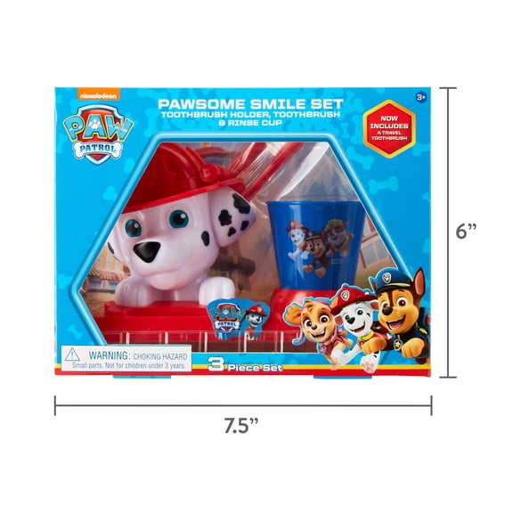 Paw Patrol Great Smile Set, 3 Pieces, Ages 3