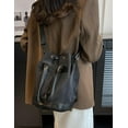 thumbnail image 2 of Kukuzhu Drawstring Bucket Bag for Women Fashion Nylon Crossbody Bag Lightweight Hobo Shoulder Bag Purse Messenger Bag, 2 of 6
