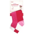 thumbnail image 3 of Airplus Aloe Infused Quarter Socks, Red Hearts, Women's Medium Size 5-10, 3 of 3