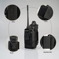 thumbnail image 3 of Outdoor Walkie Talkie Bag Radio Holster Wireless Tactical Radio Bag (black), 3 of 5