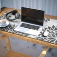 thumbnail image 3 of Long Mouse Pads for Desk,Gray Floral Pattern Desk Mats on Top Of Desks, Desk Mouse Pad Extra Large with 3mm Non-Slip Base and Stitched Edge for Gaming,Office,Work,Home 35.4"x15.7", 3 of 6