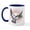 White/Navy Inside, variant on CafePress - Easter Mug - 11 oz Ceramic Mug - Novelty Coffee Tea Cup
