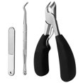 thumbnail image 3 of 3PCS Nail Clipper Set Professional Toenail Clippers Nail Cutters for Thick Nails, 3 of 10