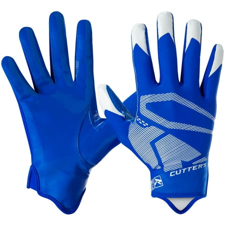 Cutters Rev 4.0 Football Glove Royal Blue Medium