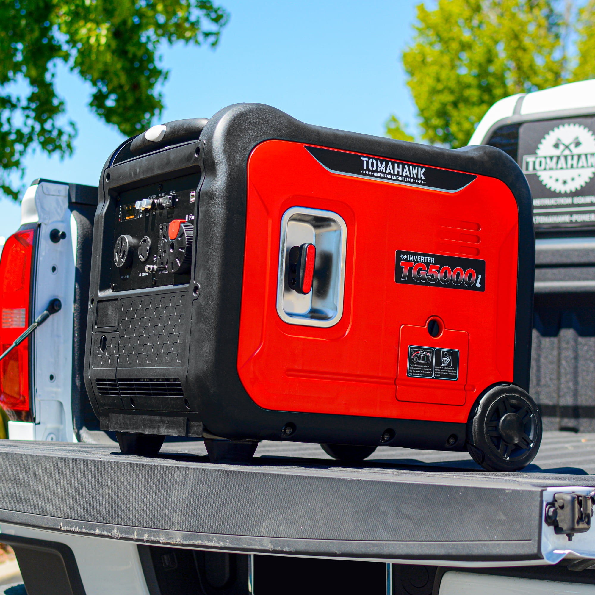 5500 Watt Inverter Generator Super Quiet Portable Gas Power Residential Home Use