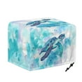 thumbnail image 6 of HELLHERO Watercolor Turtle Print 2 Slice Toaster Cover, Dustproof Bread Machine Protector with Drawstring, Waterproof Small Kitchen Appliances Cover (11.4"x7.8"x7.4"), 6 of 8