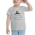 thumbnail image 3 of My Mustache Bring All The Boys To The Yard Funny Toddler T Shirts for Boys Girls (Gray, Youth S), 3 of 5