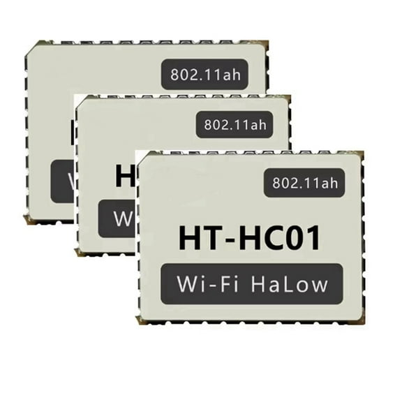3Pcs HC01 Wi-Fi HaLow Module 902-928MHZ Dual Band 32.5Mbps Long Range High-Speed Data Transfer Wireless Access IoT