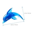 thumbnail image 2 of Artistic Glass Dolphin Figurine Decorative Glass Dolphin Statue Unique Glass Art Collectible Gift for Home or Office, 2 of 5