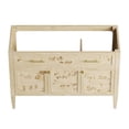 thumbnail image 4 of Elysian 48" Wood Bathroom Vanity Cabinet (Sink Basin Not Included) in Burl, 4 of 10