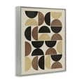 thumbnail image 4 of Stupell Industries Midcentury Neutral Geometric Abstract Painting Gray Framed Art Print Wall Art, 16 x 20, 4 of 10