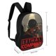 thumbnail image 2 of Compañía Letal-theme Backpack, Campus style schoolbag Bookbag with Adjustable Shoulder Straps And Large Zip Compartment, Unisex Travel Bags., 2 of 6