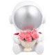 thumbnail image 1 of Astronaut Figurine Spaceman Statue Creative Resin Figurines Desktop Decoration, 1 of 2