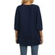 thumbnail image 3 of Txlixc Dolman manga cuello en V mujer #39;st - camisa gasa suelta Split verano Street Top Txlixc  moda, 3 of 6
