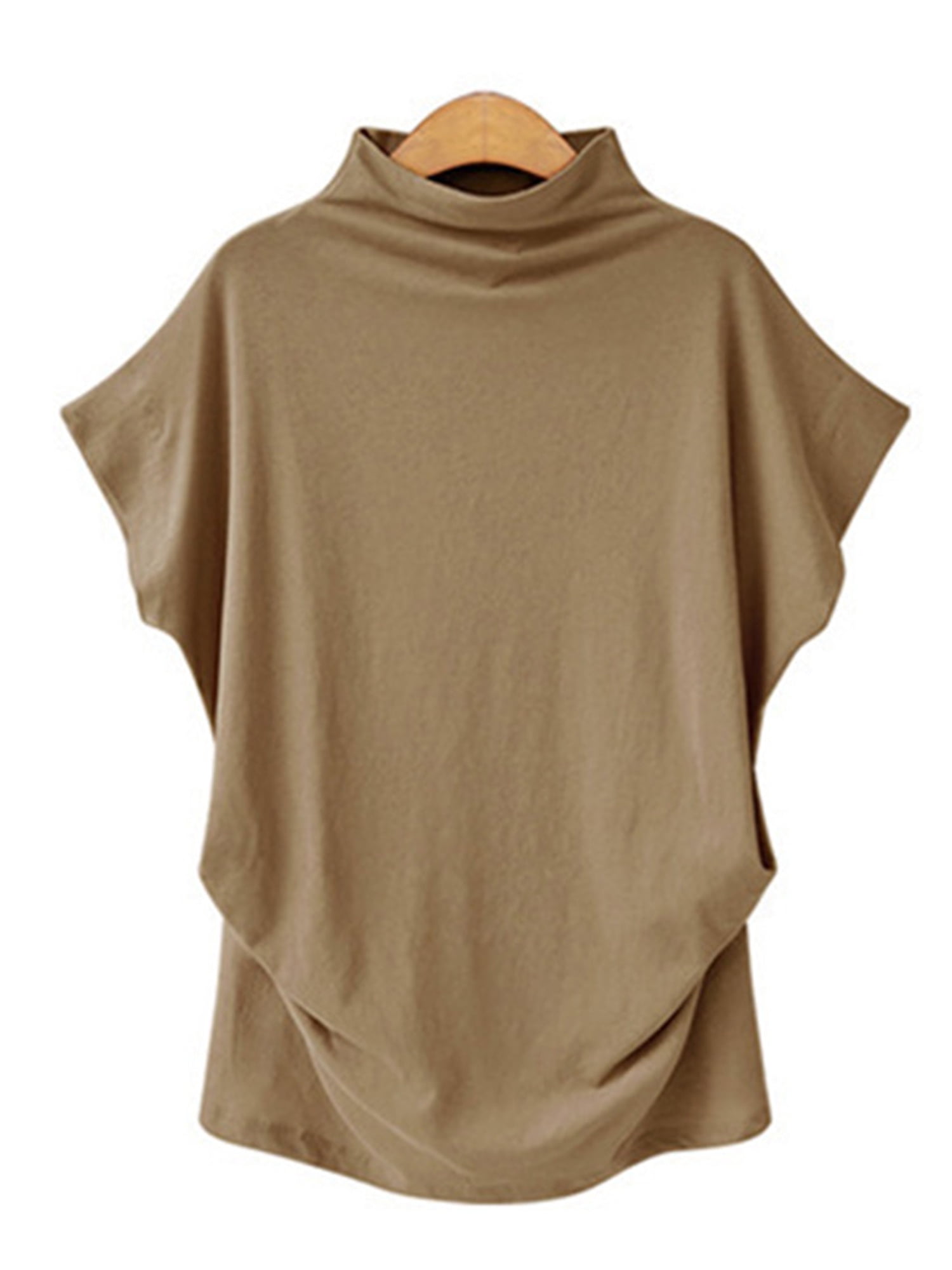 high neck woolen blouse
