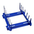thumbnail image 2 of 6 Layers Desktop Screen Printing Squeegee Rack Silk Screen Squeegee Scraper Spatula Steel Holder Organizer Adjustable, 2 of 5
