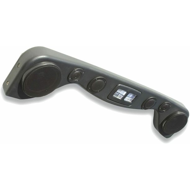 6Spk Soundbar Jeep Wrangler CJ TJ YJ Sound Bar Black W/ Map Lights