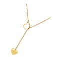 thumbnail image 3 of Personalized Love Necklace Clavicle Chain Heart Necklace Jewelry Necklaces, 3 of 8