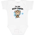 thumbnail image 3 of Inktastic I'm the Little Cousin-monkey-blu Boys Baby Bodysuit, 3 of 5