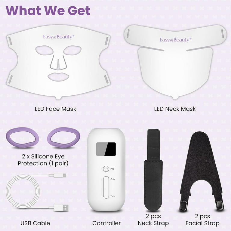 【7in1LEDライト】フェスマスク・ネックケアセット 7in1LEDライト】フェスマスク・ネックケアセット - メルカリ